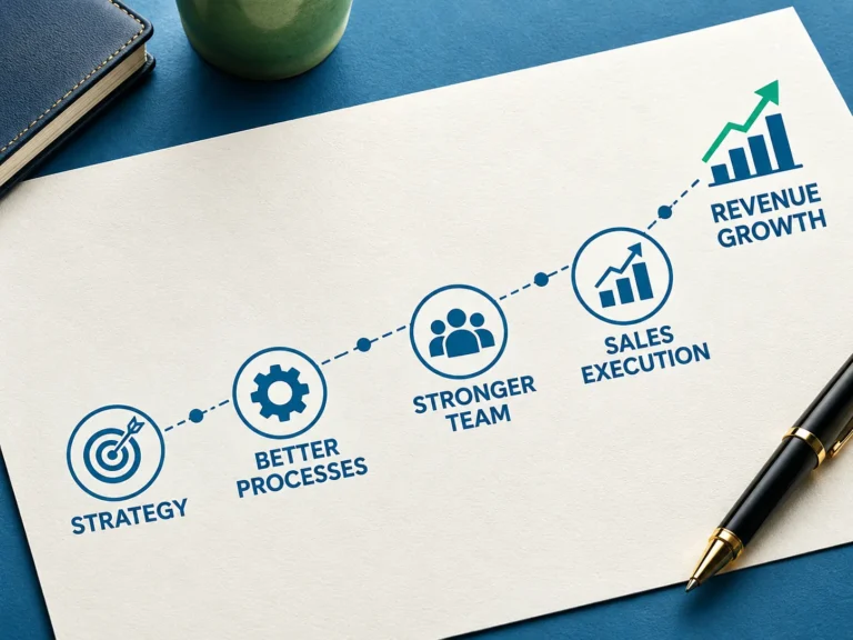Revenue growth strategy roadmap for Indian SMEs: strategy, better processes, stronger team, sales execution, revenue growth